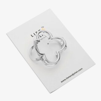 Haarklammer Silber